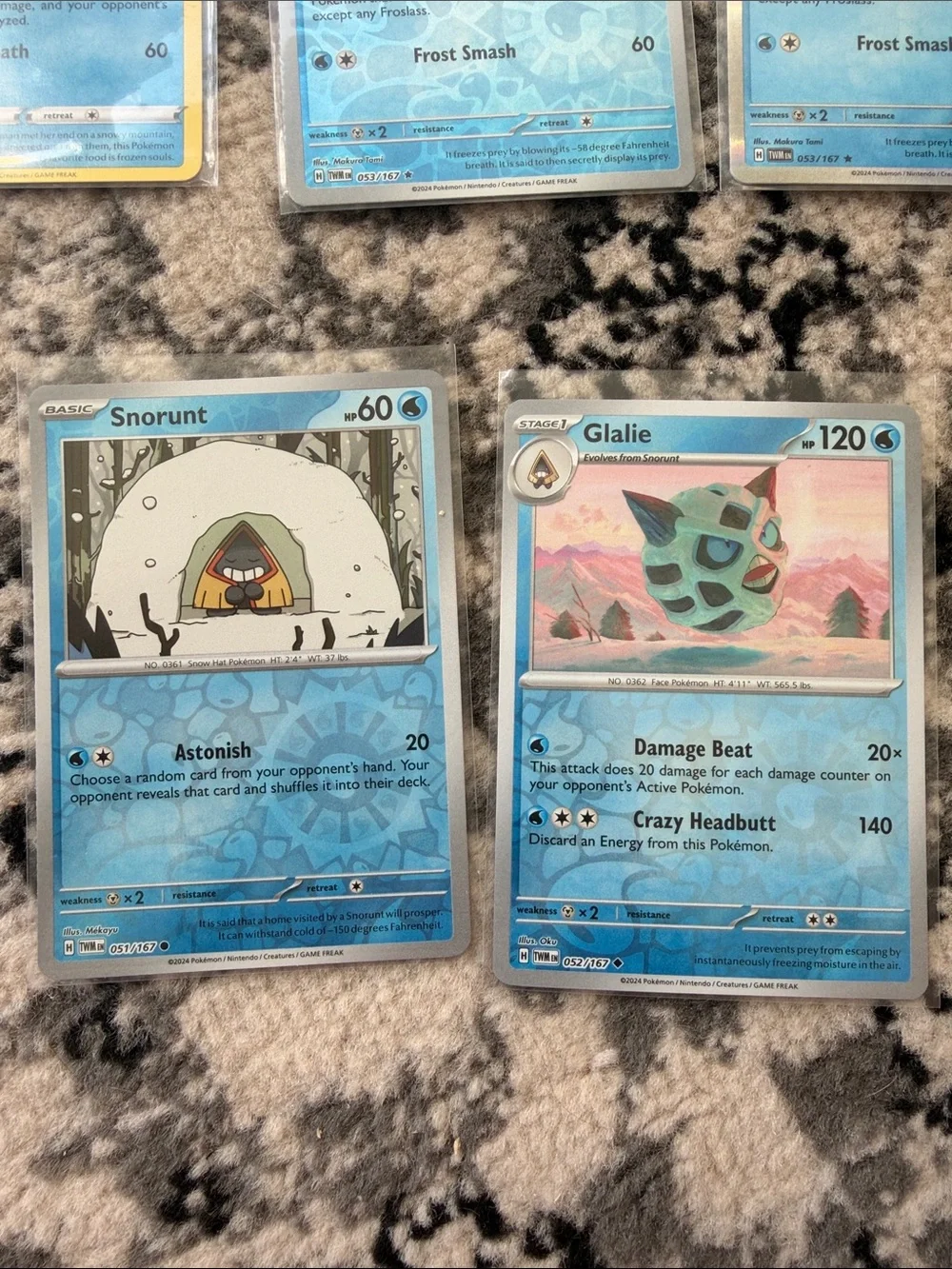 Snorunt Froslass Glalie Evolution Lot 10 Cards | Reverse Holo | ✨5/$25✨